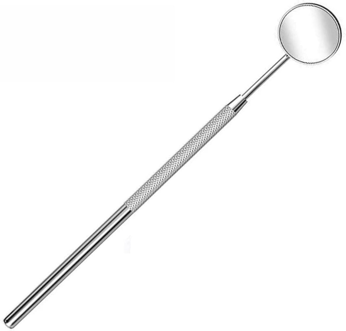 SnelShoppen - LATRAT Tandarts Spiegeltje, Antivogt Tandspiegel, RVS, Mondverzorging, Mondcontrole, Verlengtool, Ook Geschikt voor Wimperextensions