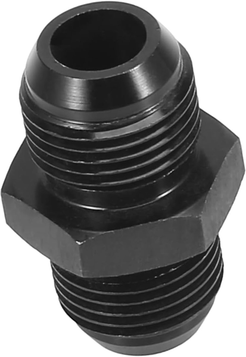 SnelShoppen - AN10 naar AN10 Mannelijke Slang Coupling Adapter - Aluminium Slang Connector - Duurzaam voor Brandstof, Olie, Water, Gas en Lucht