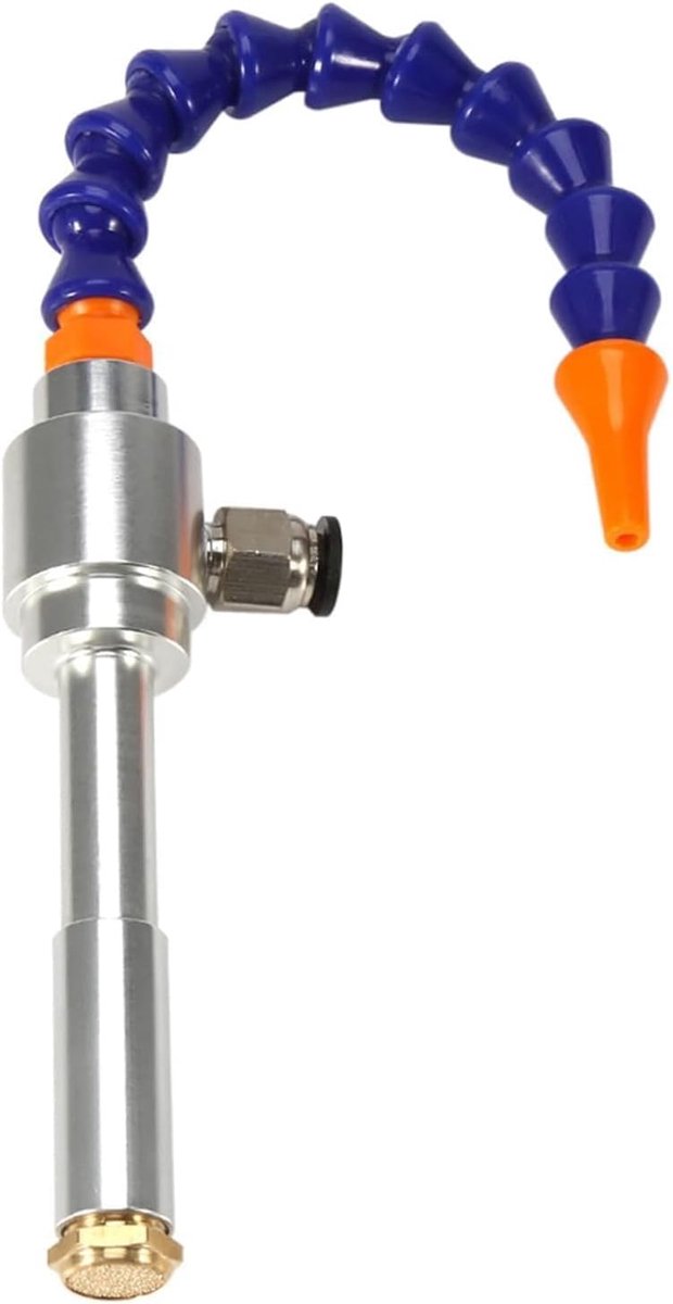 SnelShoppen - 130mm Aluminium Legering Mechanische Mini Koude Lucht Droogkoel Gun Flexibele Slang voor Koeling, Ideaal voor Werkplaats en Thuisgebruik