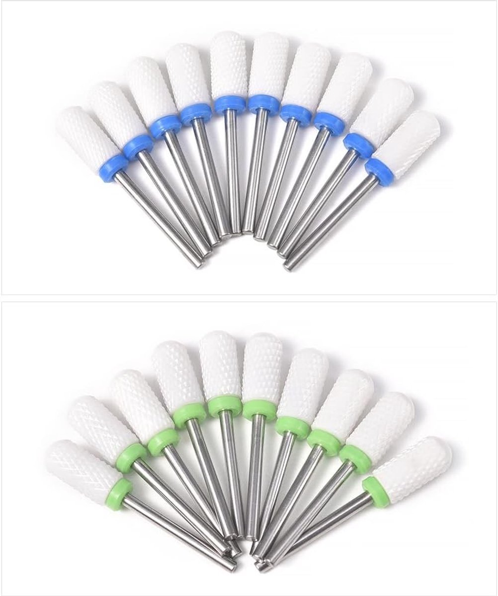 Professionele Keramische Nail Boren - Prima - 3/32'' Schacht - Voor Gel Polish en Acryl Verwijdering - Voor Nagelverzorging