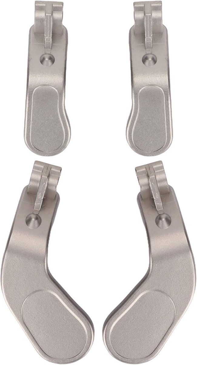 SnelShoppen - Metal Controller Paddles RVS Vervangaccessoire met Haar Trigger Lock en Verwisselbare Knoppen voor Elite Series 2 Controller