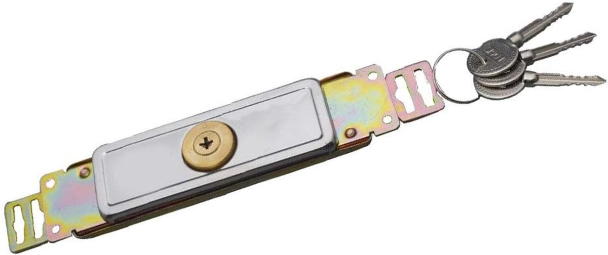 SnelShoppen - Rolling Shutter Deurslot Roller Metaal Garageslot Type B - Hoge Veiligheid, Roestvrij, Koper Cilinder, Duurzaam, Antidiefstal, Geschikt