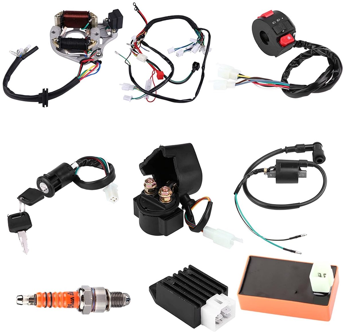 SnelShoppen - CDI Bedrading Snoer ATV Elektrische Start QUAD voor 50 70 90 110CC - Eenvoudige Installatie, Lange Levensduur, 5-pins Ontwerp