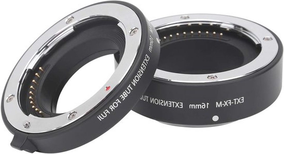 Stabiele en Duurzame Macro Autofocus Close-up Extension Tube Adapter voor Fuji X Mount Camera, Lichtgewicht en Draagbaar, Perfect voor Nauwkeurige Opnames