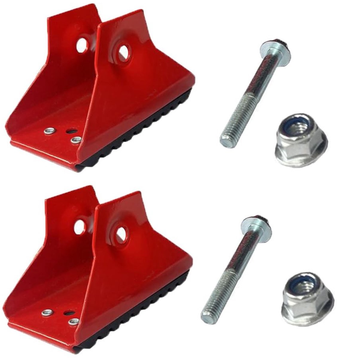 Solidchoice - Antislip Ladder Voedsel Covers - Geluidsreductie en Vloerbescherming voor Telescopische Ladders