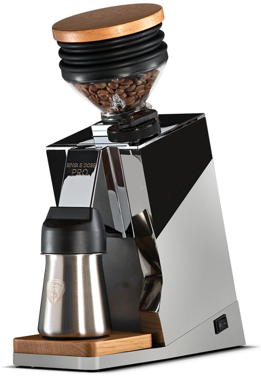Eureka Oro Mignon Single Dose PRO Espresso elektrische koffiemolen - Chrome