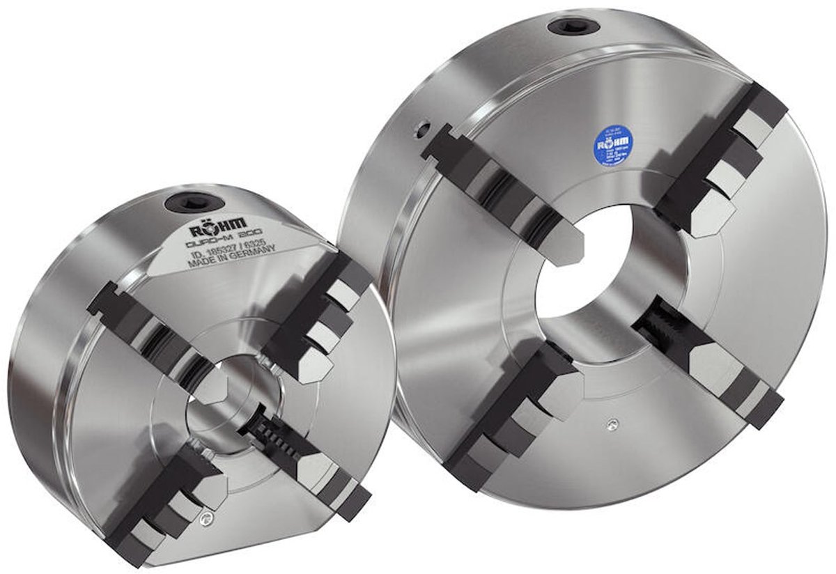 Röhm Planspiralfutter Duro-M 250/4 Bajonett (ISO 702-3/DIN 55027) KK 8 Bohr- en Draaibekken - 185544