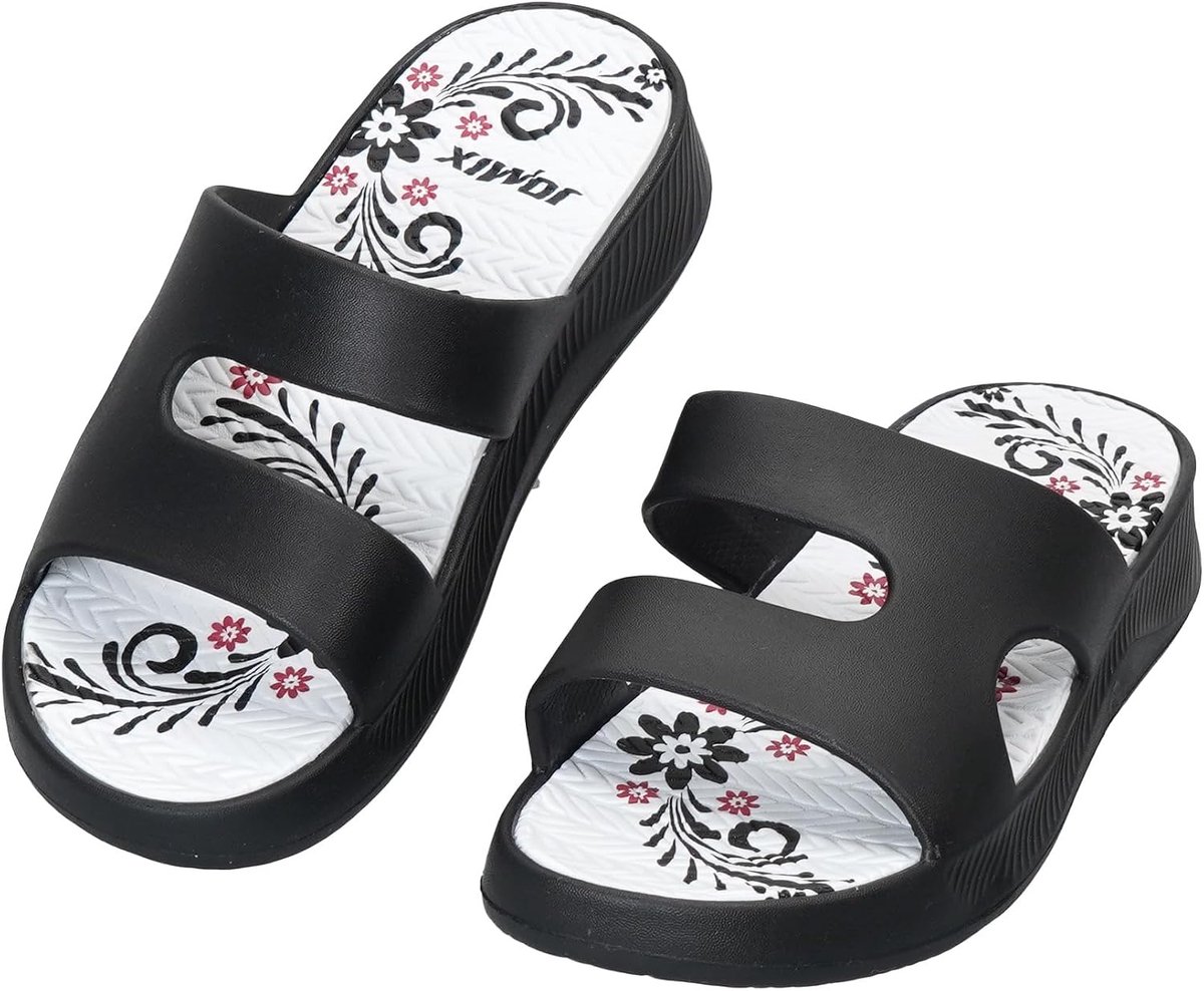 JOMIX Women's Summer Bathing Shoes, EVA Wedge Sandals, Non-Slip Slippers, Beach, Pool, Sea - ShopVlot