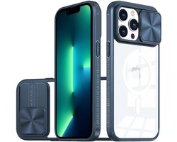 Magnetic Case Compatible with iPhone 13 Pro, Mobile Phone Case with Camera Protection and Non-Slip Shockproof - ShopVlot
