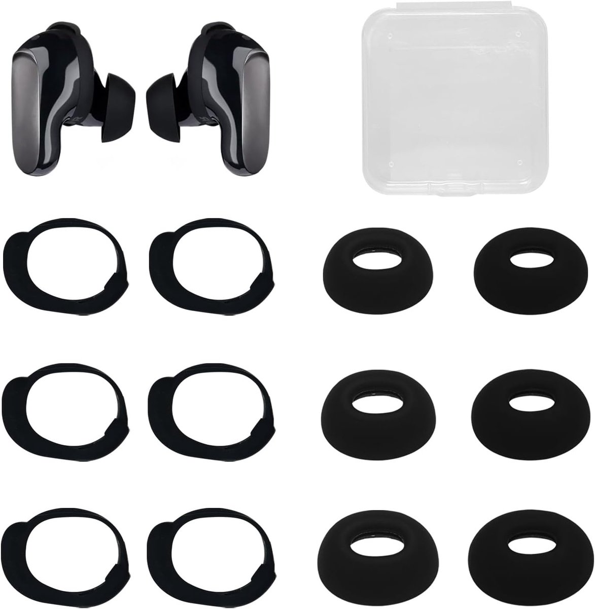 Aiivioll Oordopjes voor Bose QuietComfort Ultra 2, haken en vleugels, 6 paar - ShopVlot