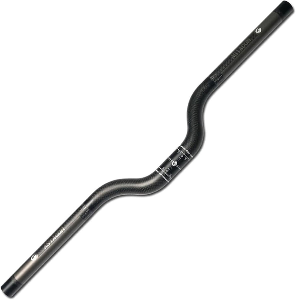 Mountainbike stuur 25,4 mm T700 koolstofvezel stuur 3K mat geschikt voor mountainbikes en stadsfietsen - ShopVlot