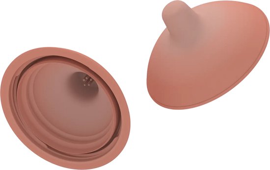Emulait Flesspeen (2 stuks) - Kleur: Medium - Maat: 4 - borstvormig - vervangende flesspeen - bpa-vrij van Emulait — afbeelding 3