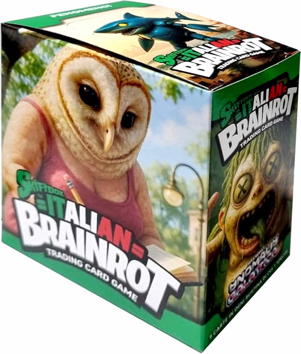 Solidchoice - Brainrot Italiaanse Taal Skifidol Anomalia Galattica - Complete Box met 24 Trading Card Enveloppen