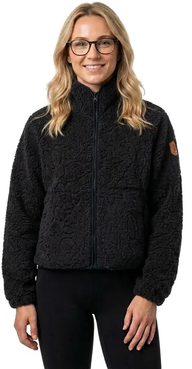 Roxy Blurry Cloud Fleece Jas Zwart S Vrouw