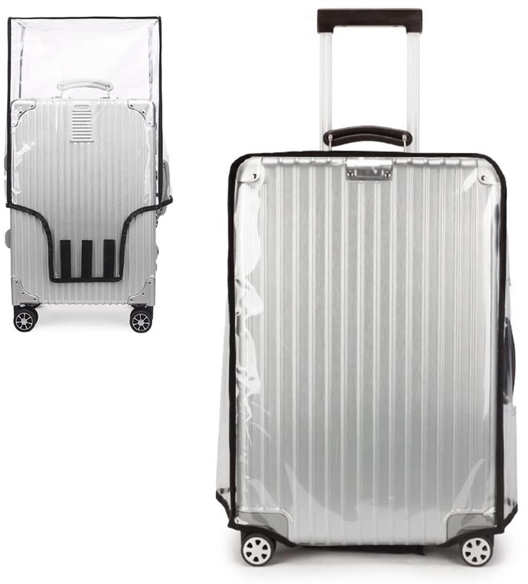 Solidchoice - Transparante PVC Koffer Beschermhoes voor 28 inch Koffers