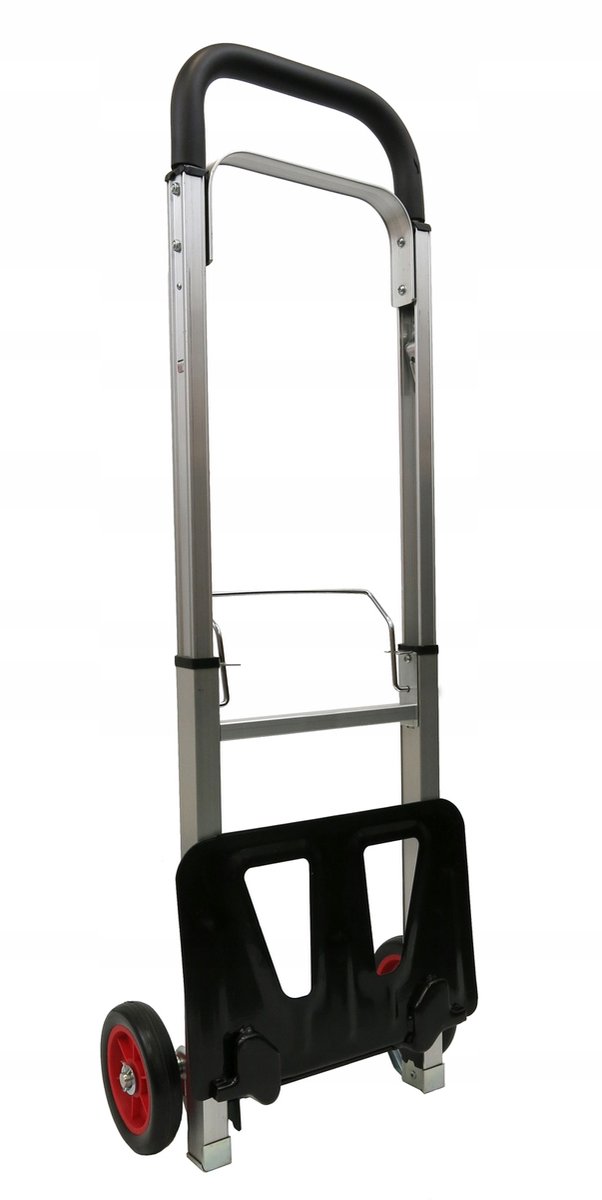 2x Aluminium Transportkar 90kg Opvouwbaar Lichtgewicht Krachtig Mobiel