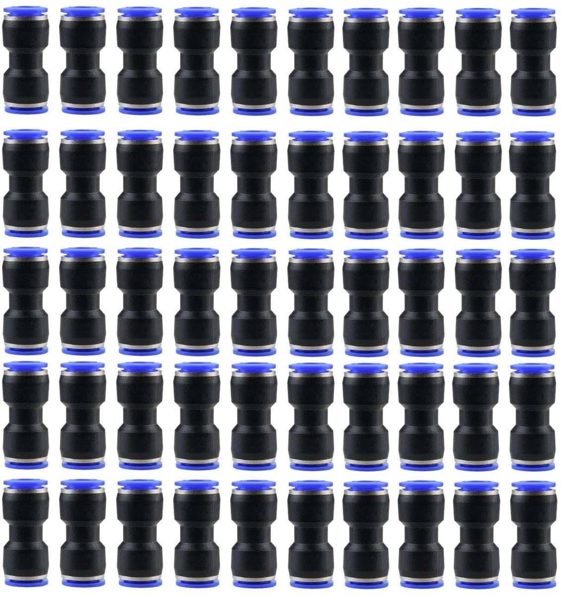 Solidchoice - Set van 50 Pneumatische Connectoren, 6 mm