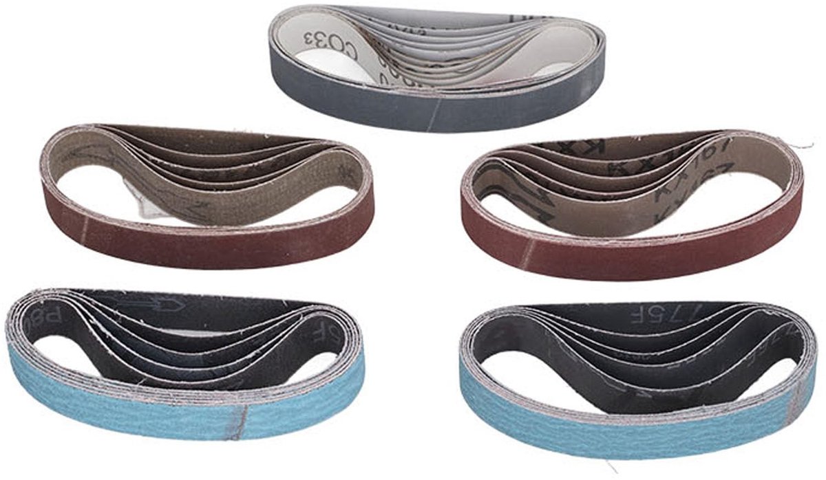 Solidchoice - 30 Stuks 12 Inch Schuurbanden voor Scherpen en Schuren