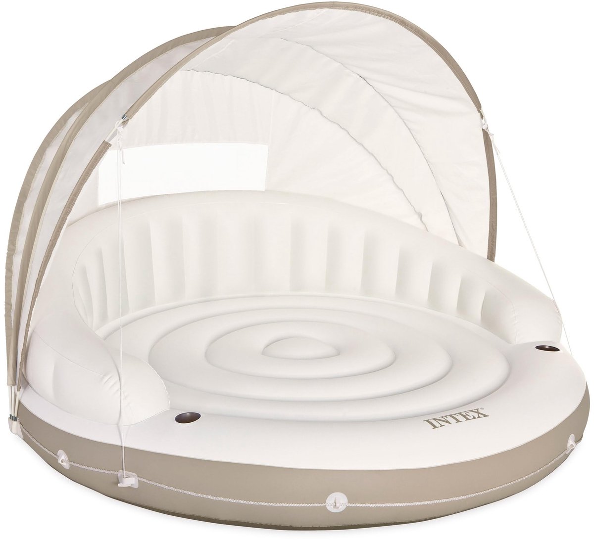 Solidchoice - Canopy Island voor Ontspanning in het Zwembad, 199cm x 150cm