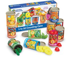 Learning Resources tel speelgoed - 1 tot 10 Counting Cans educatief. - 3+