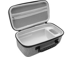 Solidchoice - Projectortas - EVA-opbergtas - Harde Reiskoffer - Grijs - Ideaal voor Nebula Anker Capsule 3 1080P-Projector - Bescherming en gemak - Ges...