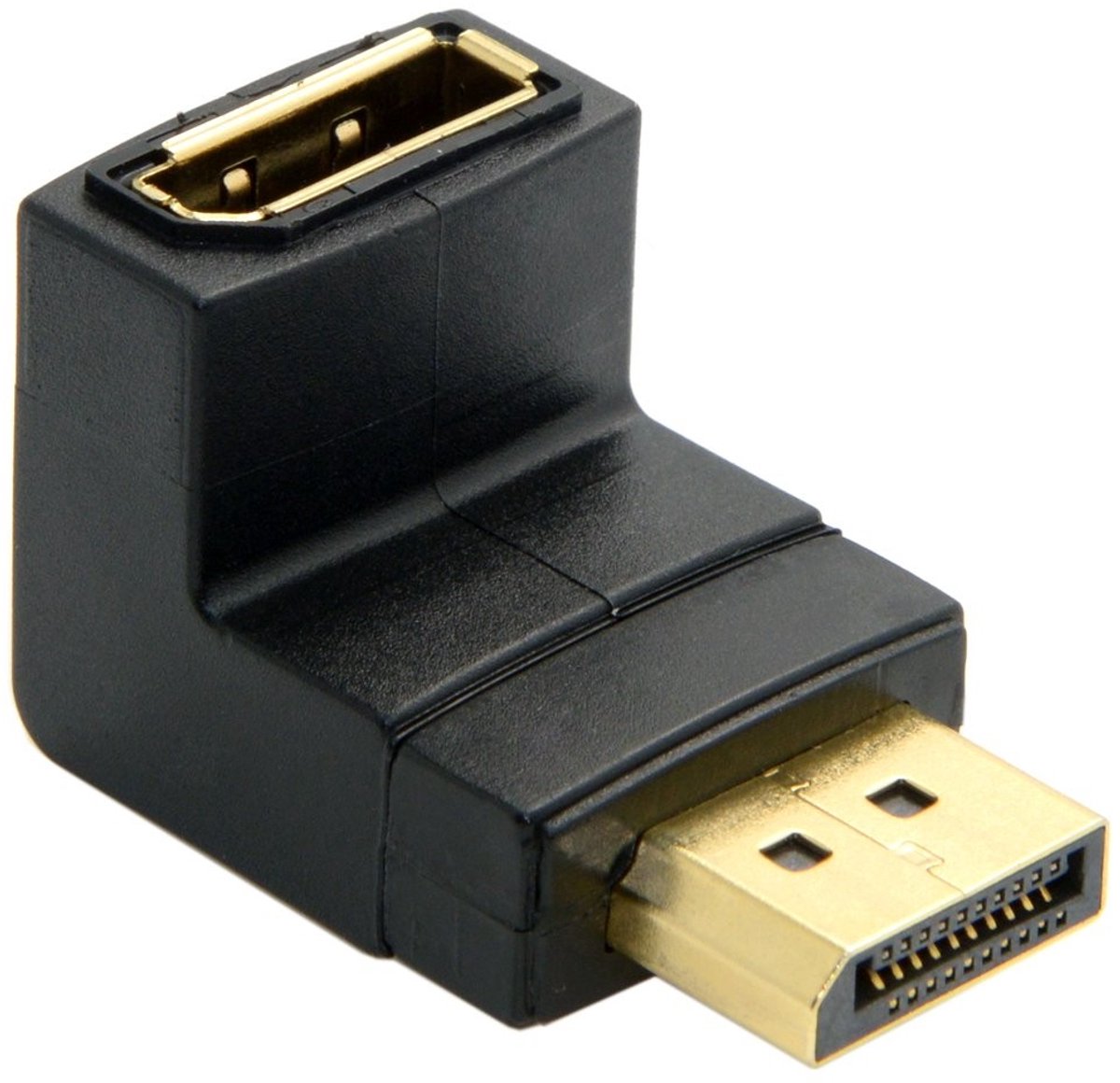 Solidchoice - 90 Graden DisplayPort Mannelijke naar Vrouwelijke Adapter