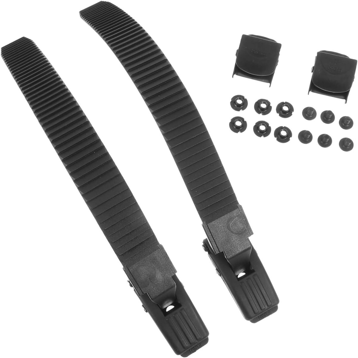 Rolschaatsen Onderdelen - Schaatsriemen Gespen - Schoenen Bevestigen - Verstelbare Lengte - 26.5 cm - Zwart