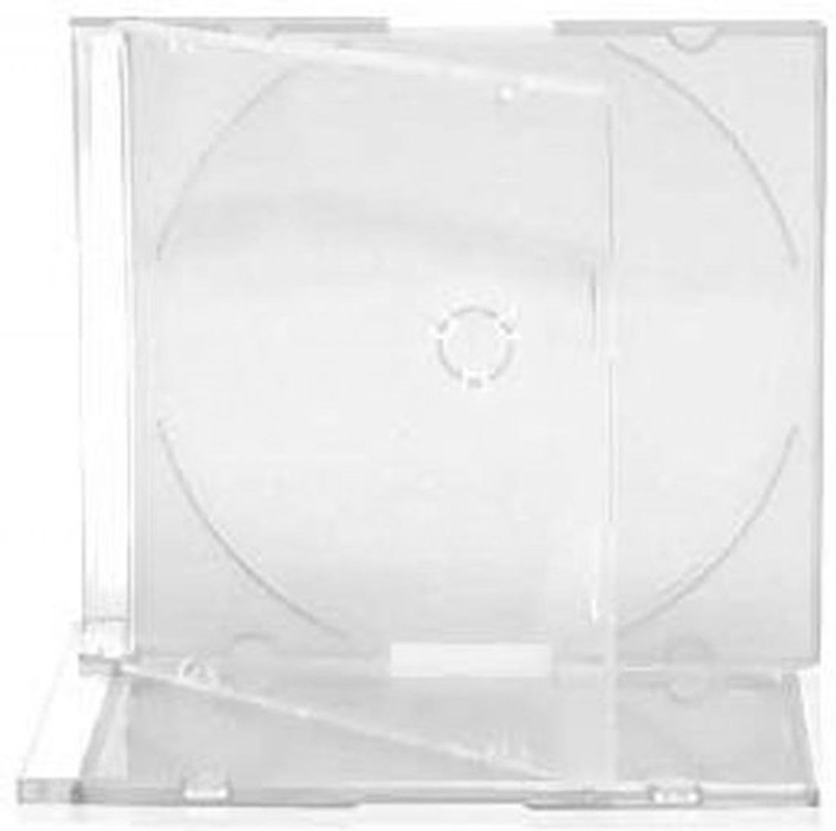 Slimline Jewel Case 5.2mm - CD/DVD Hoesjes - Lichtgewicht Opbergdoos - Duurzaam en Schokbestendig - Pack van 25 - Robuuste Constructie - Cd Hoes
