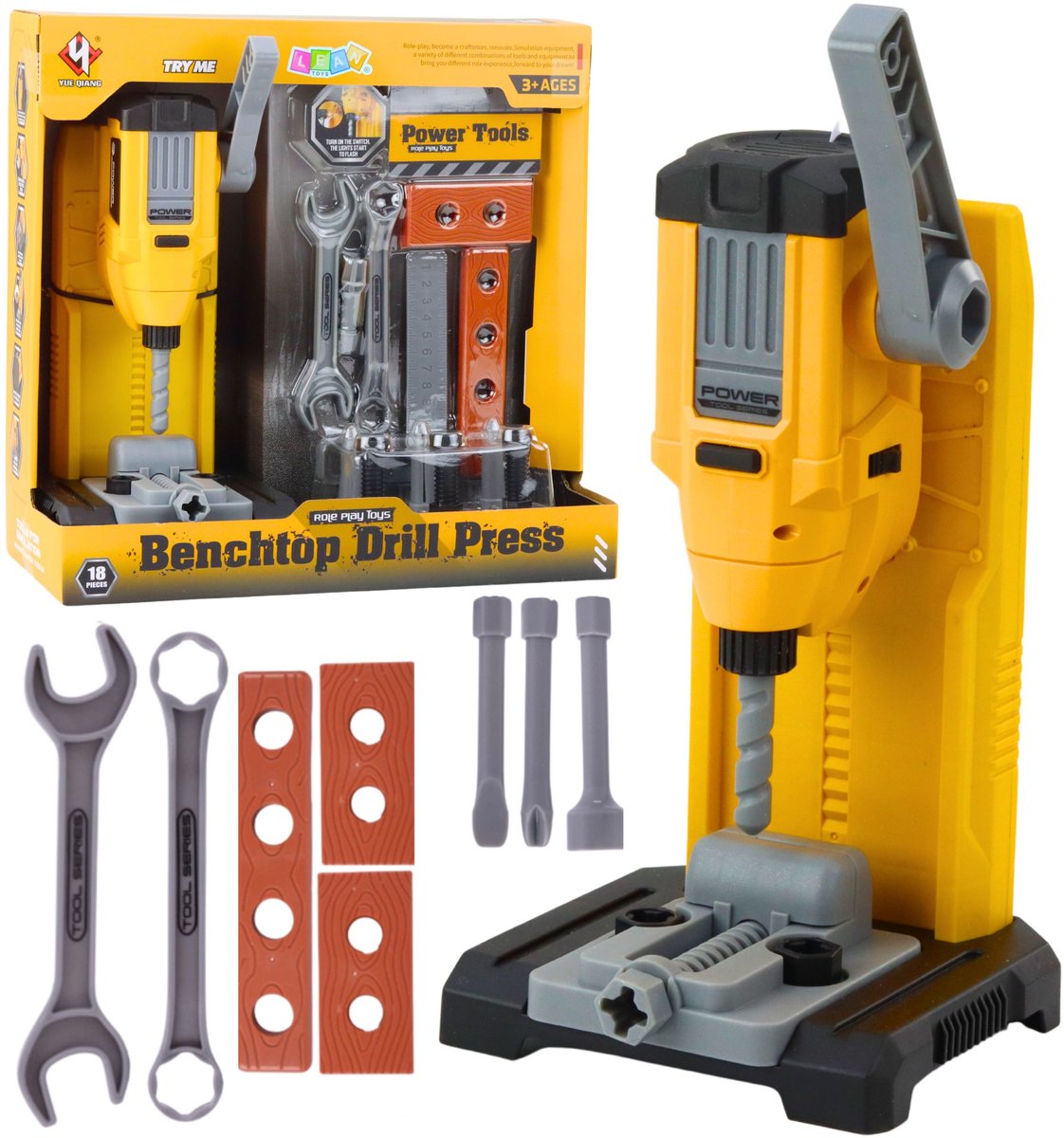 Little Handyman's Workshop Tafelboorgereedschap Accessoires 18-delig.
