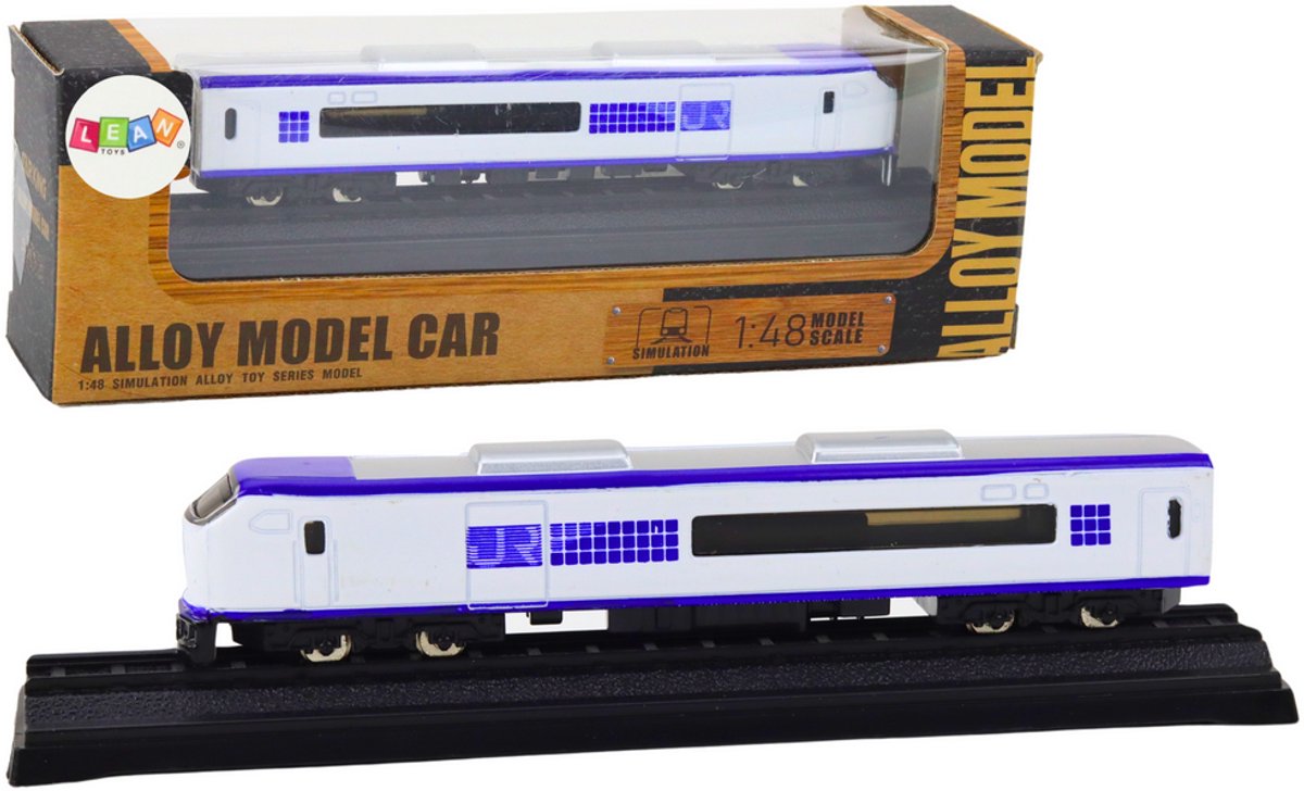 Modelleisenbahn-wagen Für Sammler 1:48 Metall Weiß Und Blau