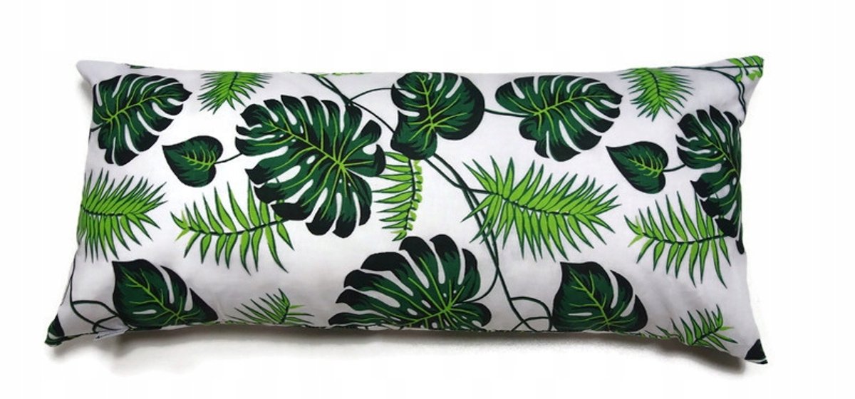 Katoenen kussensloop 25x55 cm met rits, diverse patronen