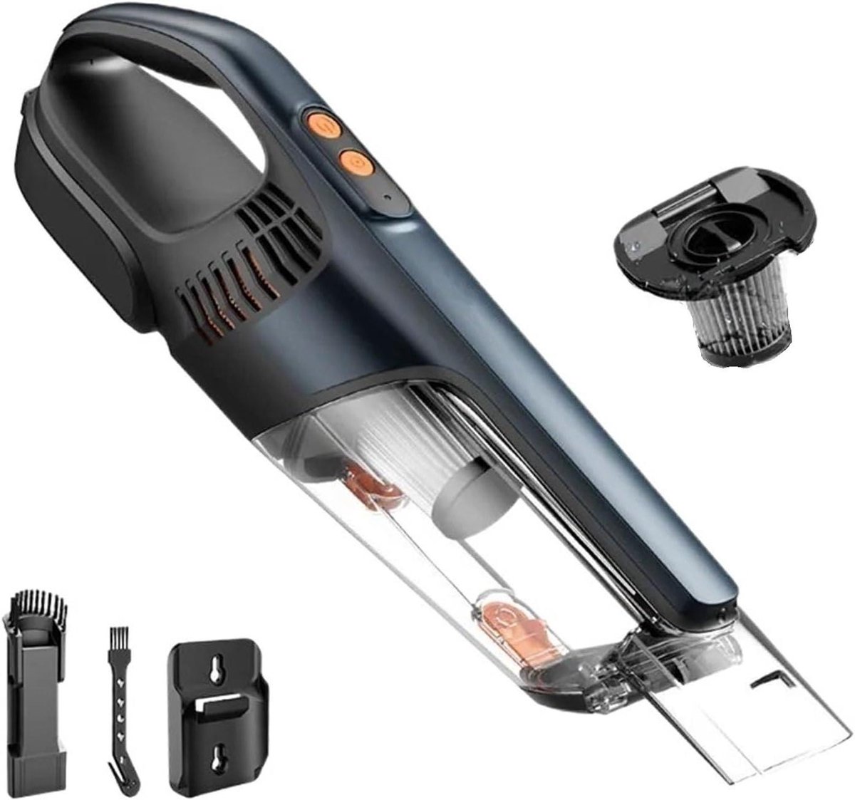 Draagbare Stofzuiger - Handstofzuiger Kruimeldief - Auto Interieur Reinigen - 10000 Pa Krachtige Motor - 500 Gram - One Color