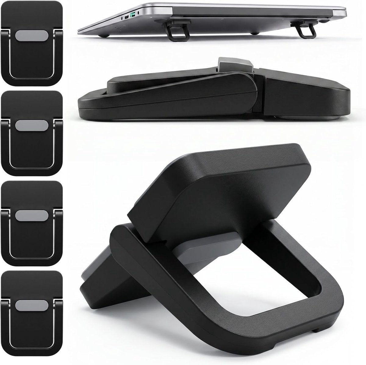 Draagbare toetsenbordverhoger - 4 stuks zelfklevend - antislip siliconen - verhoogt comfort tijdens werken - ShopVlot