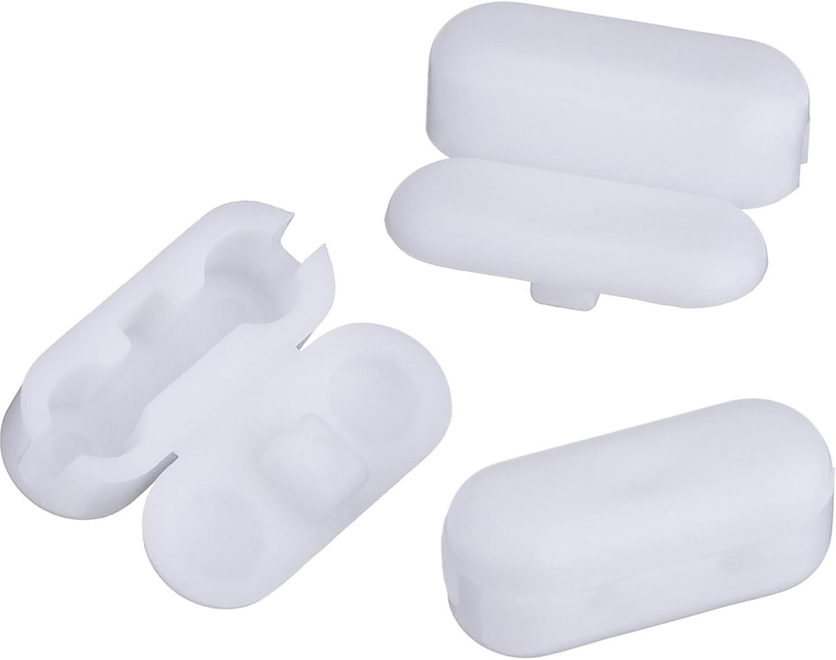 Vervangende verticale Romeinse rolgordijnen kogelketting koord connector clips - kunststof A - set van 20 - ShopVlot
