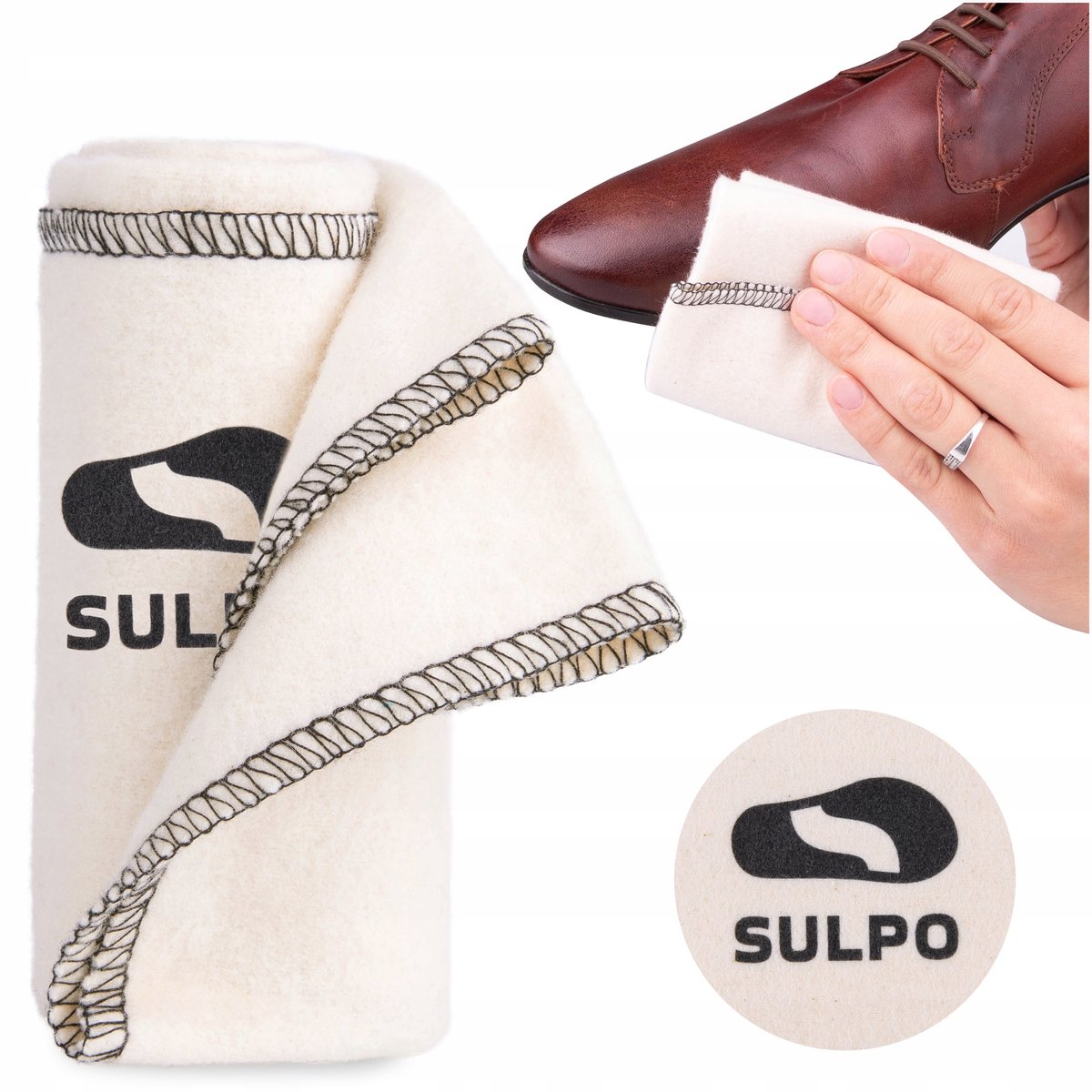 100% Katoenen Poetsdoek voor Schoenen - Zacht & Delicaat