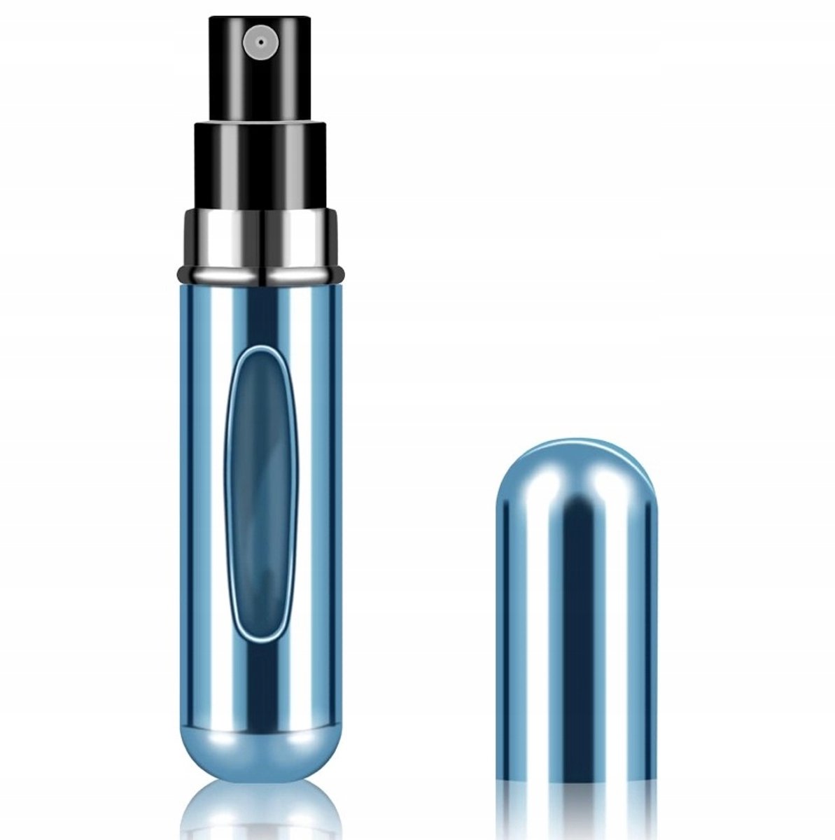 Blauwe Parfum Atomizer Flesje 5ml - Compact & Reisvriendelijk
