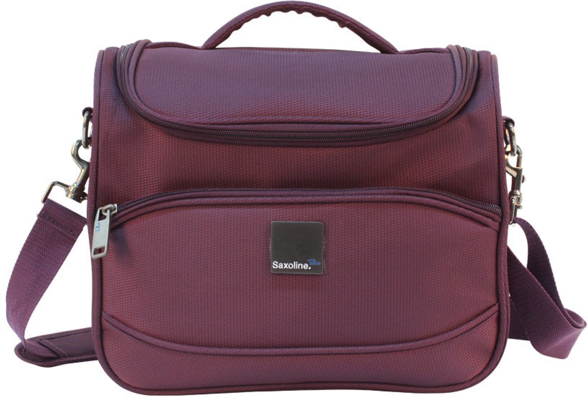 Saxoline Blue Alpine lichte Casual beauty case en tas - Aubergine - Aubergine