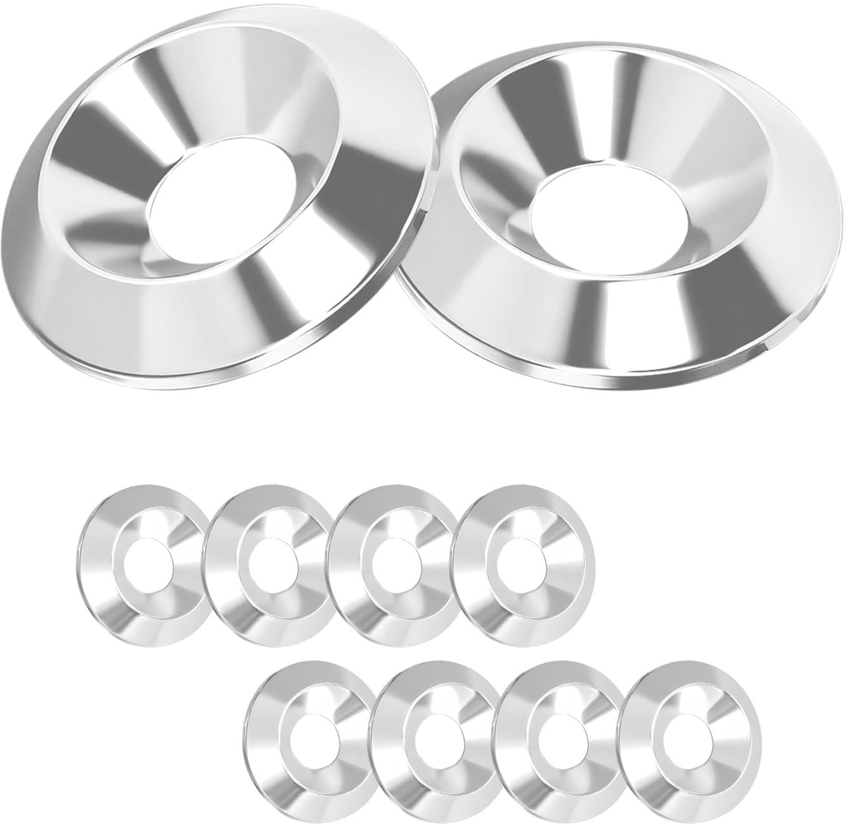 Sluitringen met verzonken kop, verzonken schijven M8 x 20 mm