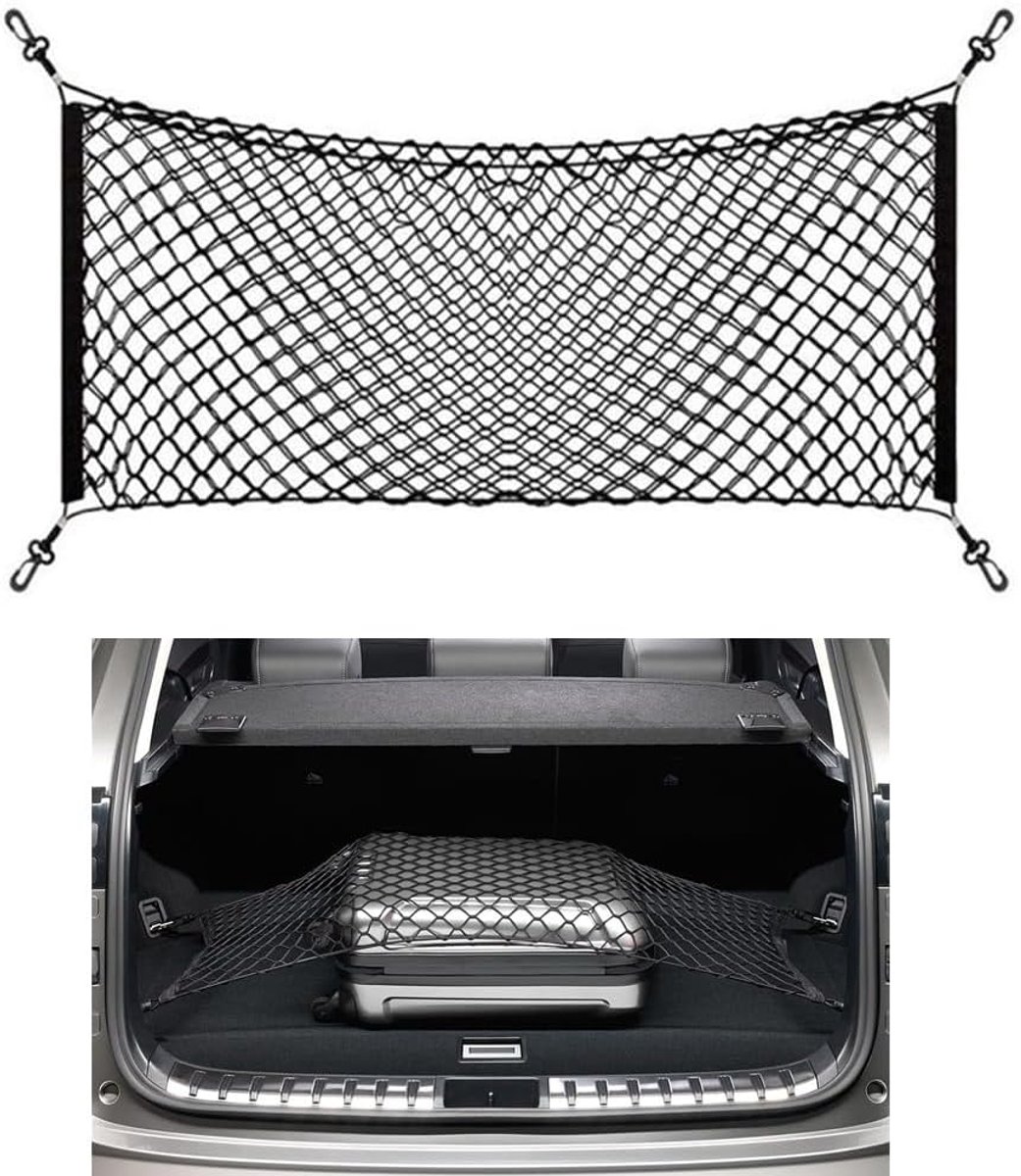 Autoluggage net 120x55cm - Flexibel en duurzaam - Houdt je kofferbak opgeruimd - Veilig transport van spullen - SnelShoppen