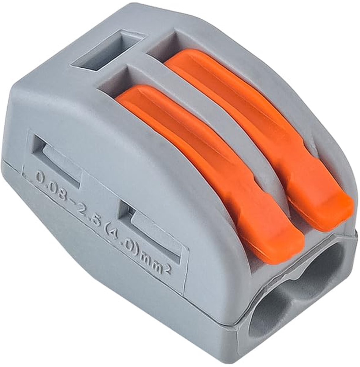 Elektrische klemmenblok, 0,2-4 mm² voor het aansluiten van kabels, accessoires voor huisverlichting voor ledverlichting en schakelingen, compact, zonder