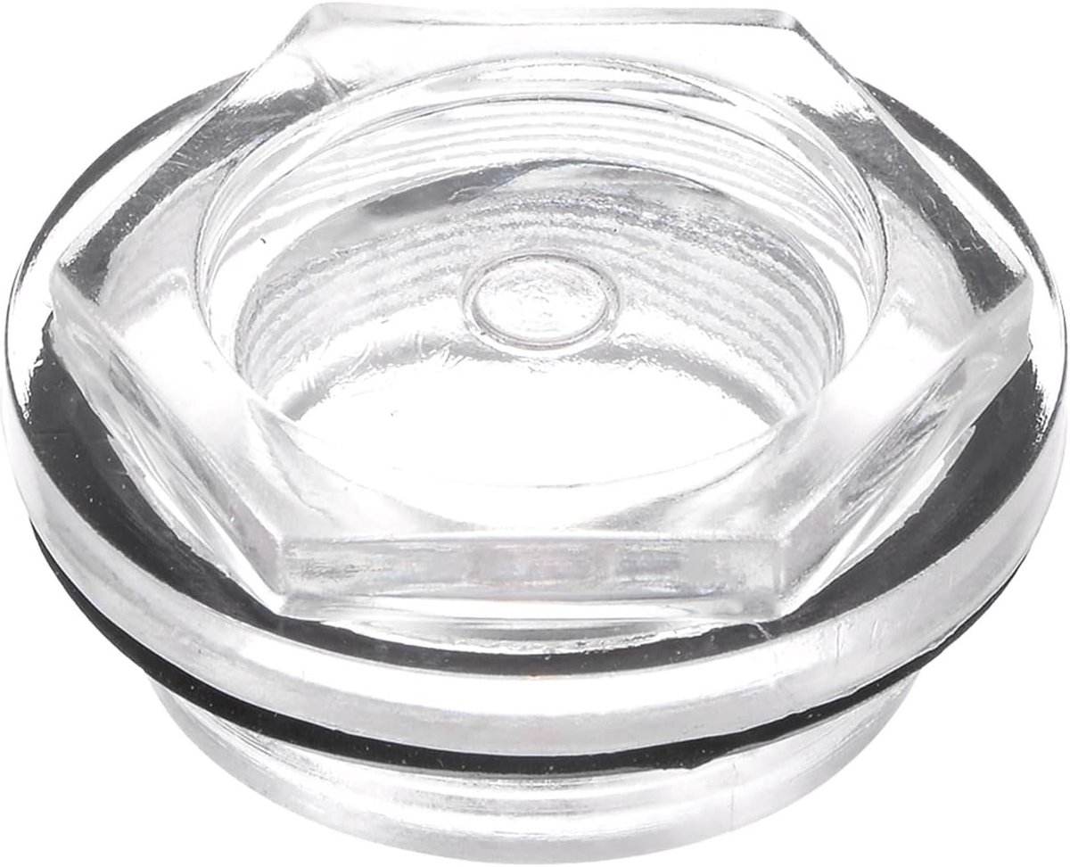 Sourcing map Luchtcompressor oliepeil-indicator kijkglas M36x1,5 mm vloeistofindicator venster