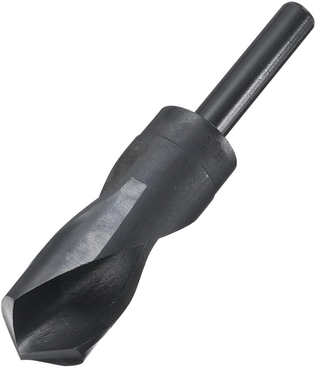 Verlaagde schachtboor 31 mm zwart nitridecoating met 1/2 inch rechte schacht, hogesnelheidsstaal HSS 9341 spiraalboor voor roestvrij stalen legering, metaal en kunststof