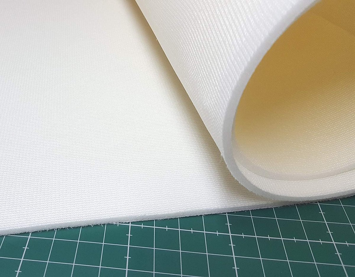 (2mts) 5mm Foam Stabiliserend Schuim met Voering voor Ambachten - Breedte: 80cm