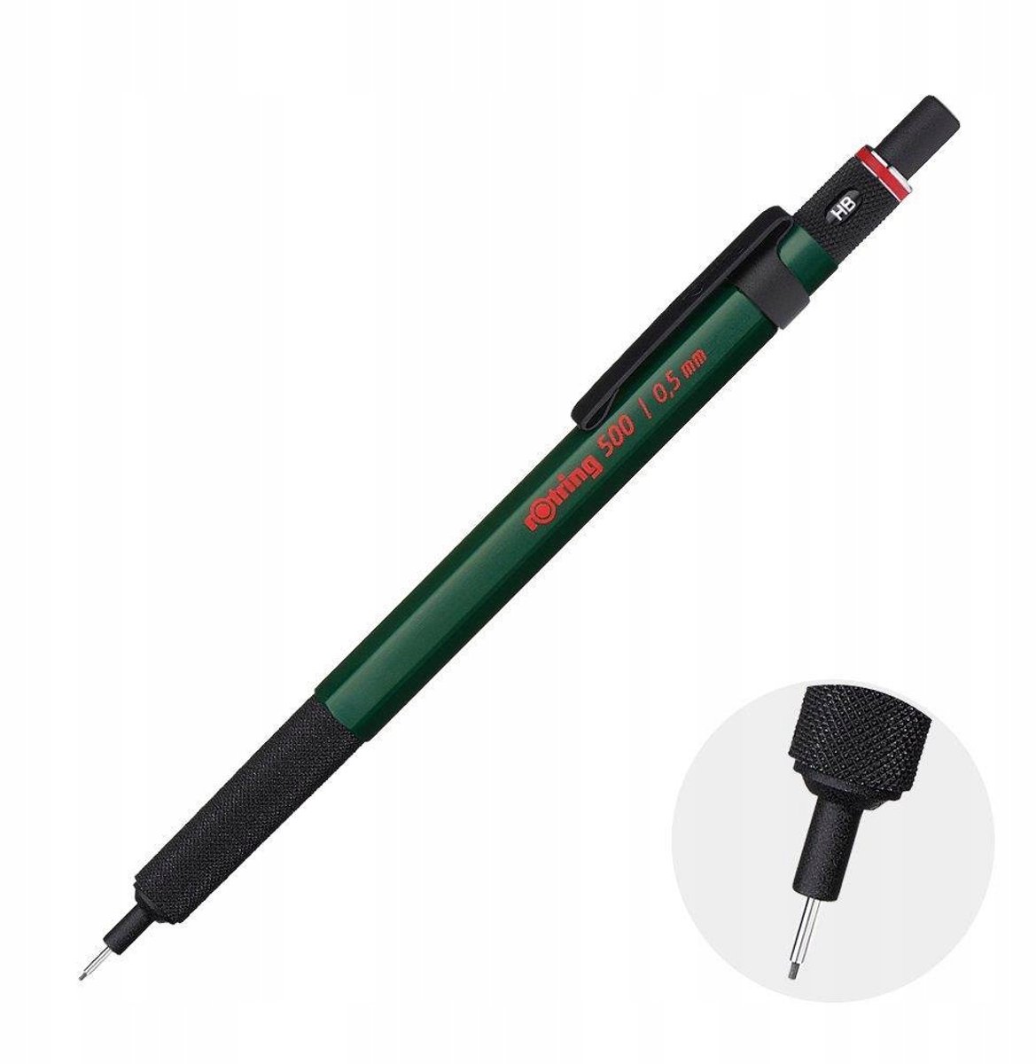 Merkloos Mechanische potlood HB 0.5mm met gum voor tekenen en schrijven