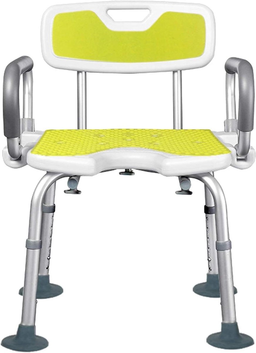 Douchestoel - Badstoel - Veilig Douchen - Verstelbare Hoogte - Max 150 kg - Wit