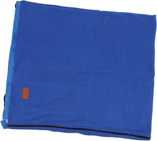 Slaapzak Liner Fleece - Binnenhoes Dekbed - Kamperen en Reizen - Extra Dikke Fleece - Groot formaat - Groen — afbeelding 2