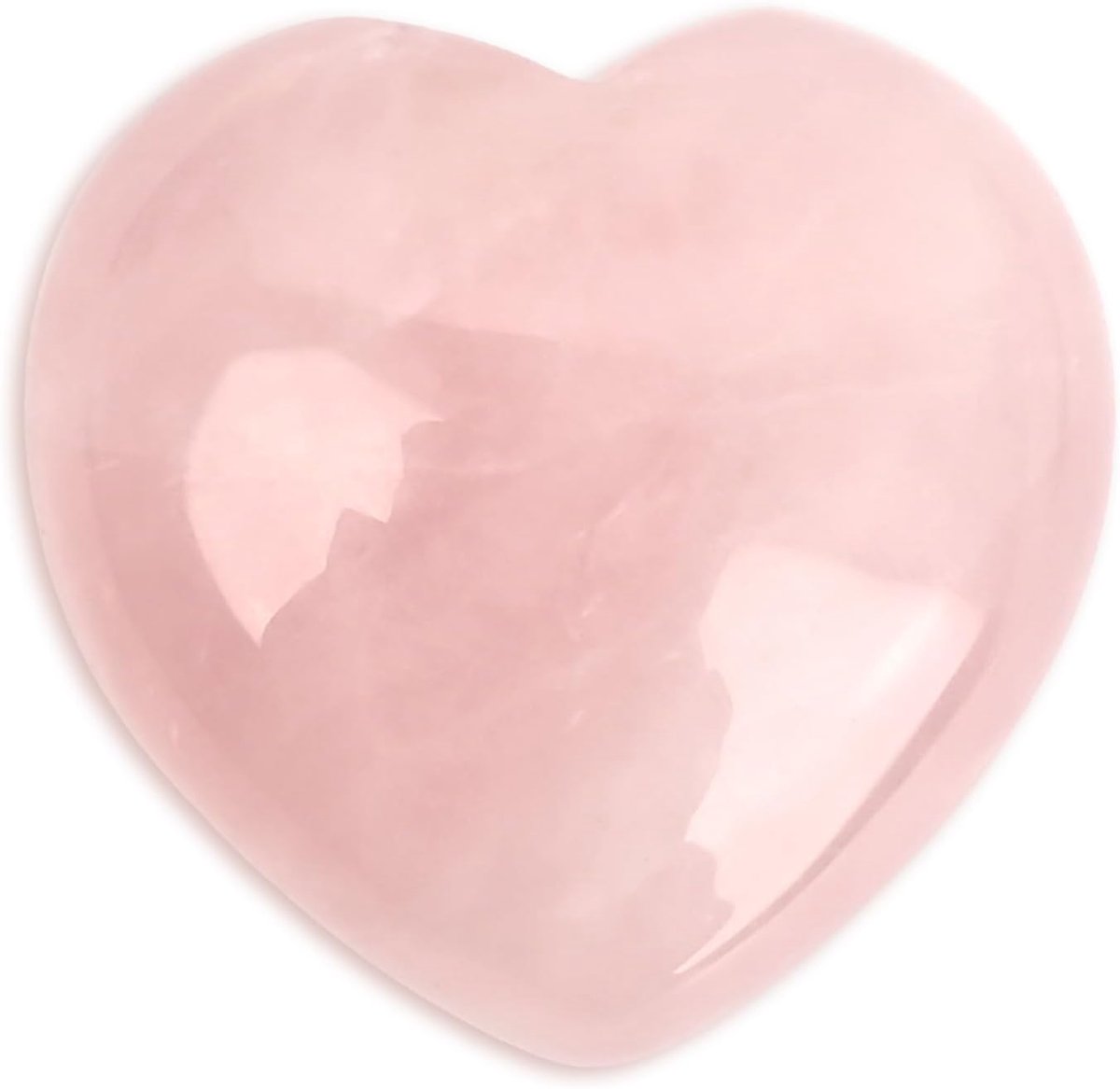 Hartsteen, Natuurlijke Helende Kristallen voor Liefde & Energie, Roze Kwartshart voor Mindfulness, Stressverlichting & Emotioneel Herstel