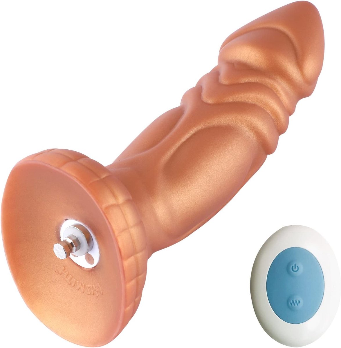 Dildo Vibrerend 21 CM - Premium Silicone - KlicLok Connector - Extra stimulatie - SnelShoppen