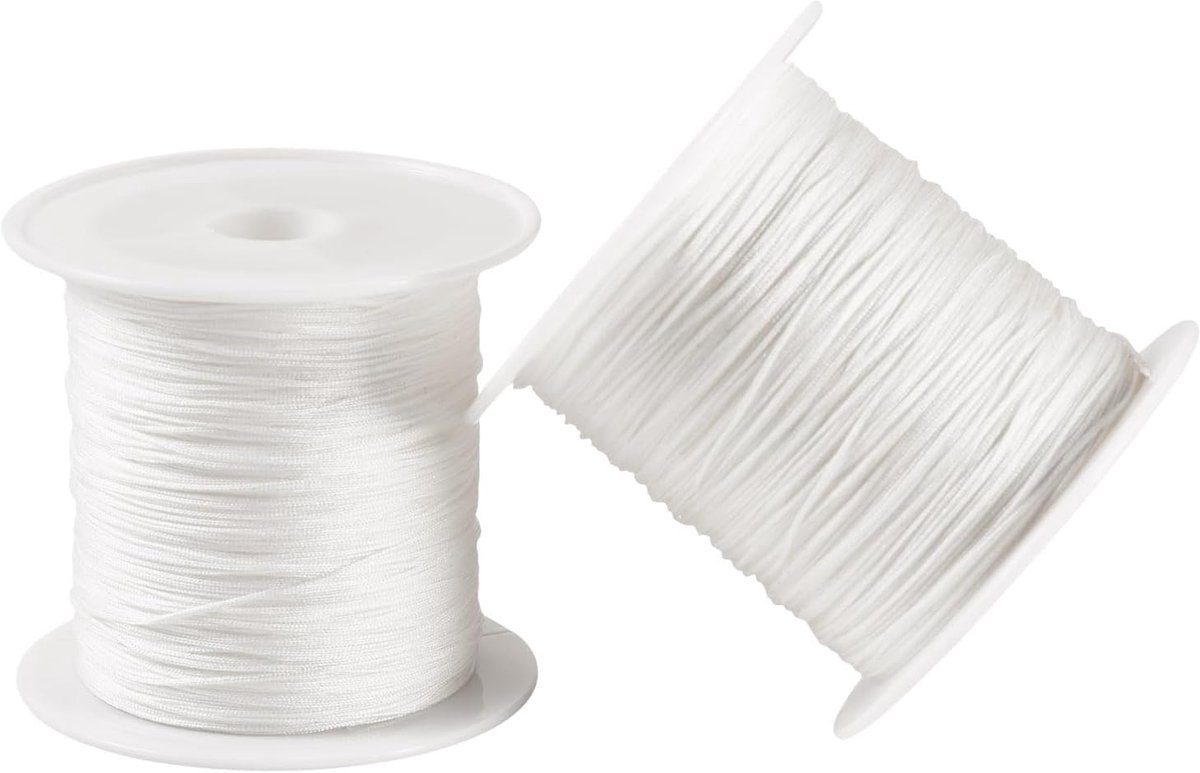 Draad 0.4Mm Gevlochten Kralen String Macrame Koord Voor Vriendschap Armbanden Sieraden Maken Diy Chinese Knoop Ambachten