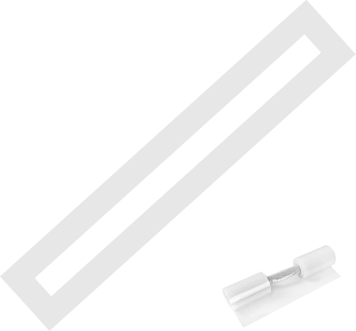 Parkeerplaatslijnensjabloon, 215 x 10 cm, 235 x 30 cm, siliconen opvouwbare parkeerplaatslijnensjablonen, herbruikbare lijnsjabloon, draagbare parkeerplaatsmarkering om te schilderen